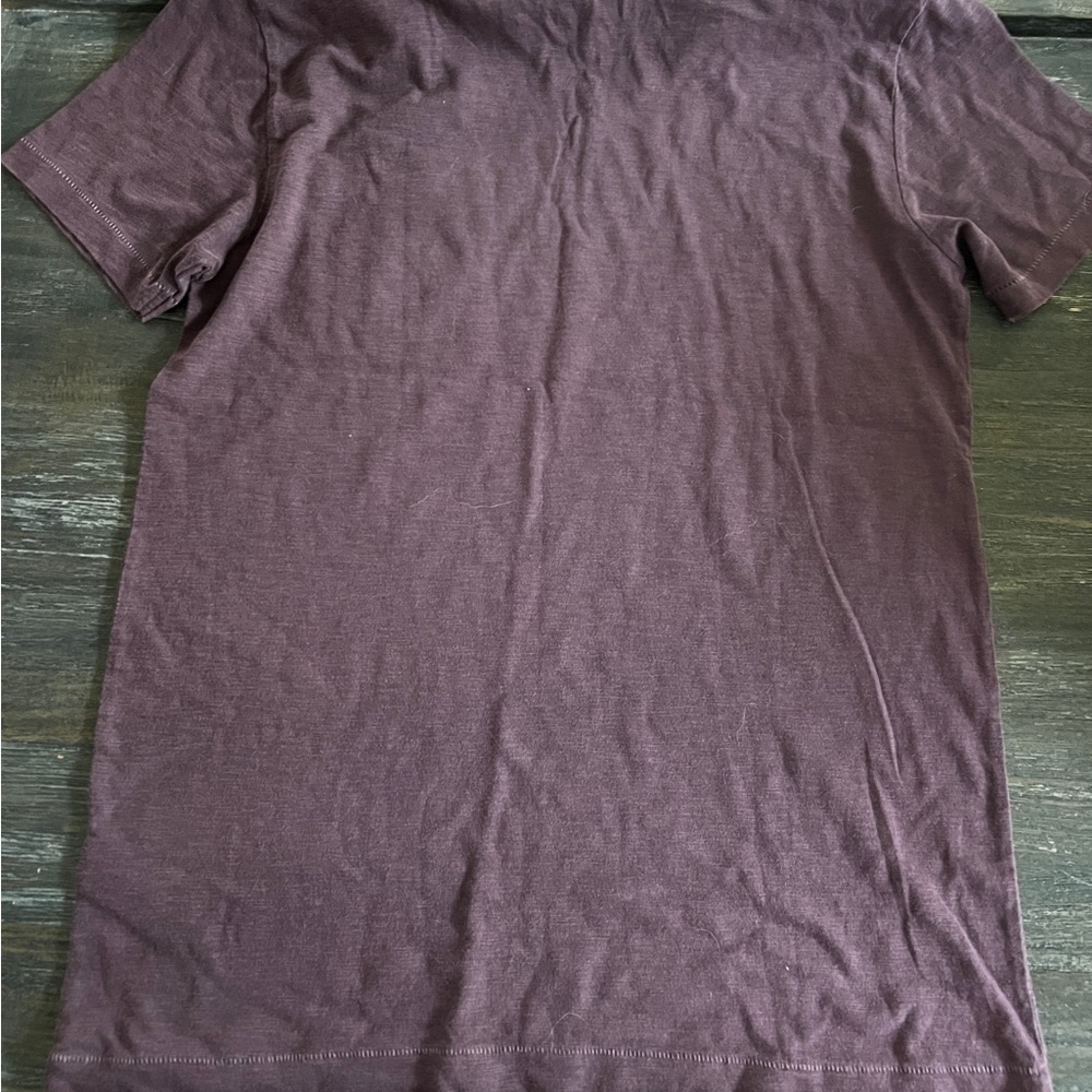J. Crew NWT brownish purple garment dyed men’s  Short Sleeve Tee SZS - Picture 4 of 7